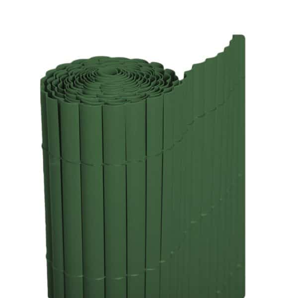 Cañizo PVC VERDE MEDIA CARA