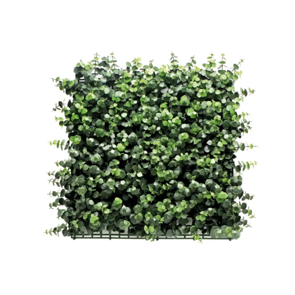 jardin vertical artificial eucalipto 1m2 4 piezas 50x50 cm para interior y exterior
