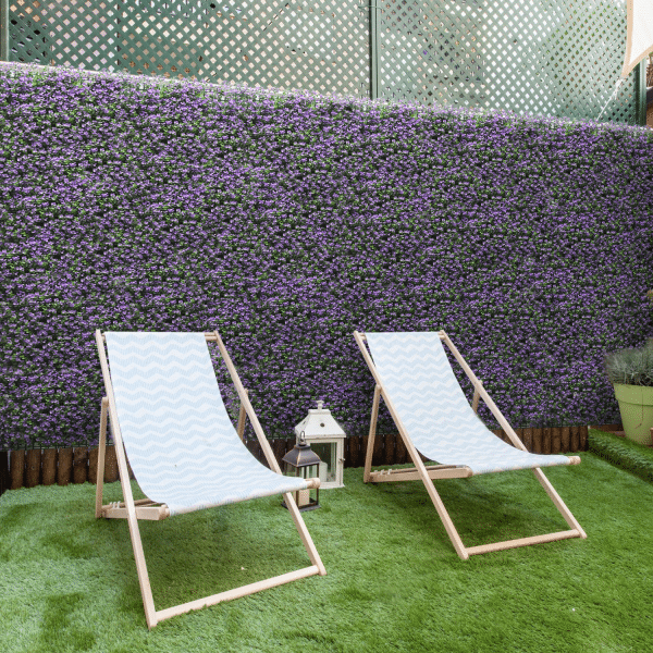 Jardín Vertical BUXUS LAVANDA 4 piezas 50x50cm - Imagen 3