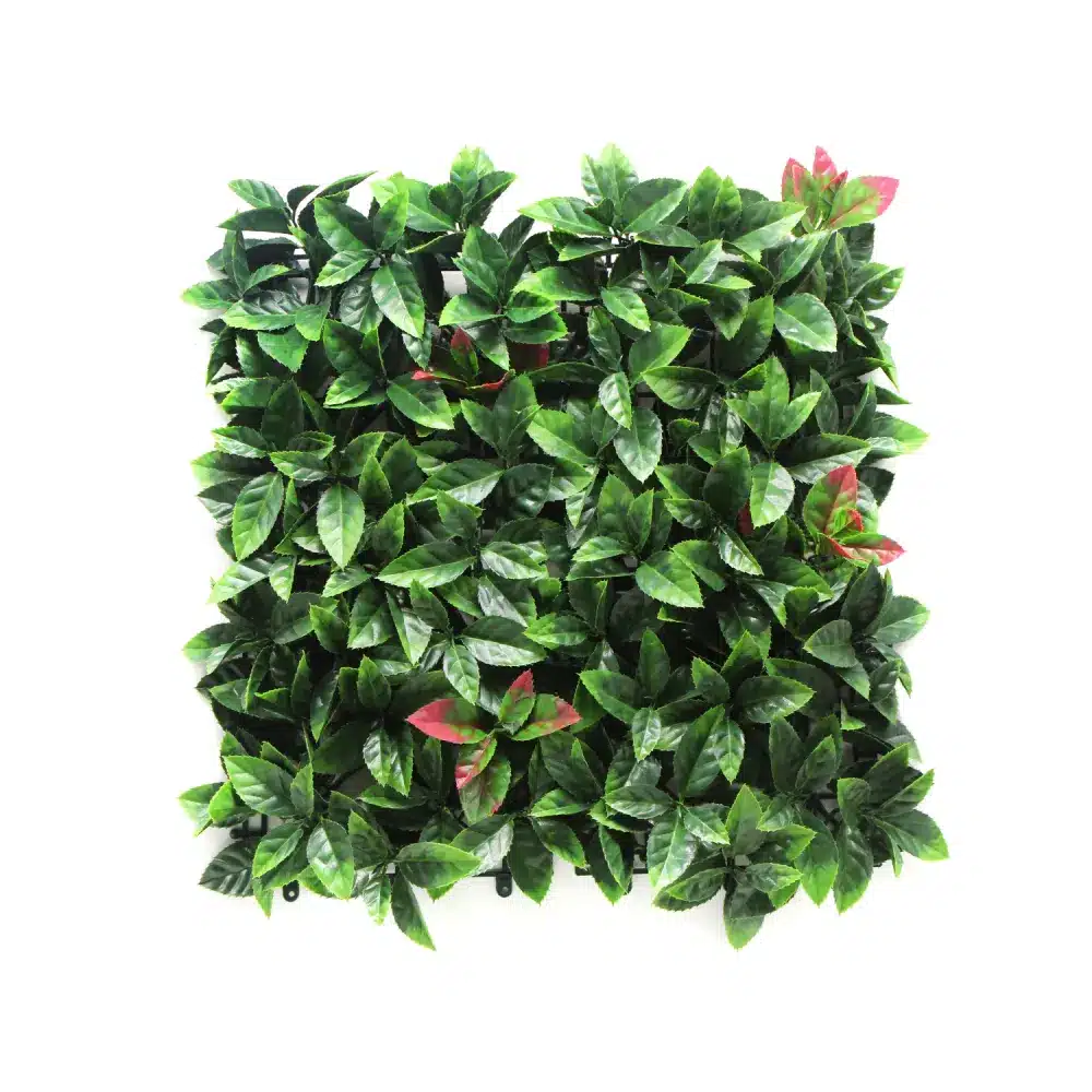 Jardín Vertical PHOTINIA ROJO 4 piezas 50x50cm