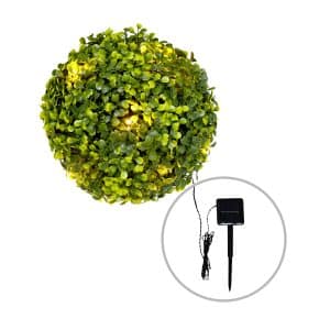planta artififical Bola Boj con led PEQUEÑA Pack 2 Unidades Bonerva
