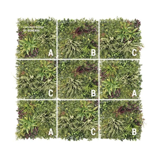 Jardín Vertical CRETA 3 Piezas 50x50cm - Imagen 3