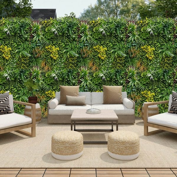 Jardín Vertical MENORCA Reacción Fuego Clase "B" 100x100cm - Imagen 3