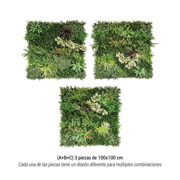 Jardín Vertical BAHAMAS 3 Piezas 100x100cm - Imagen 5