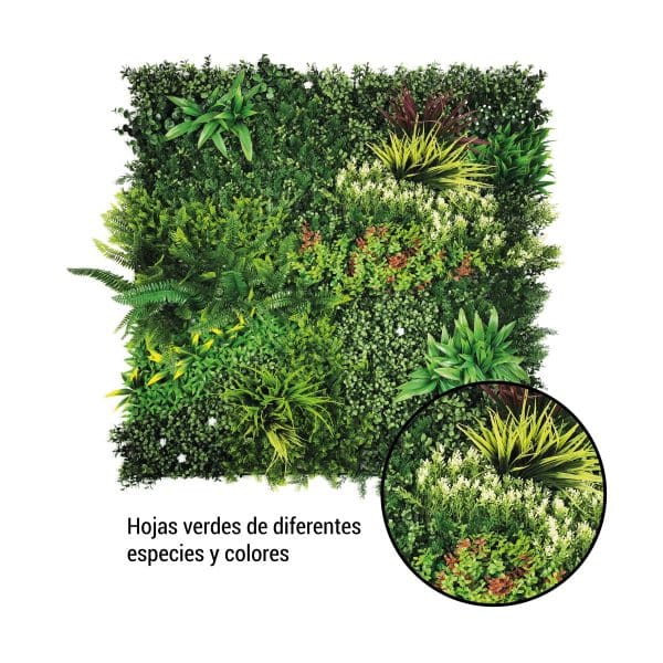 Jardín Vertical JAMAICA  1 Pieza 100x100cm - Imagen 4