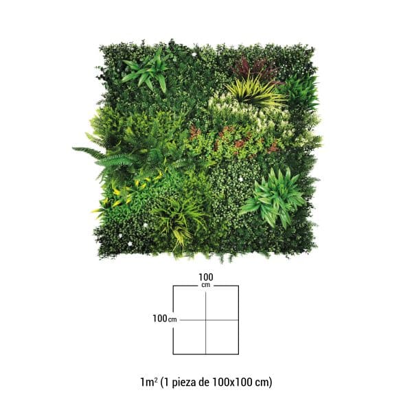 Jardín Vertical JAMAICA  1 Pieza 100x100cm - Imagen 2