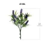 Ramo Artificial LAVANDA Pack 5 Ramos - Imagen 4