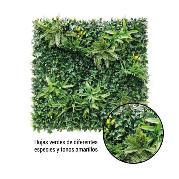 Jardín Vertical SILVESTRE 1 Pieza 100x100cm - Imagen 3