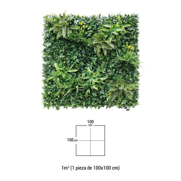 Jardín Vertical SILVESTRE 1 Pieza 100x100cm - Imagen 4