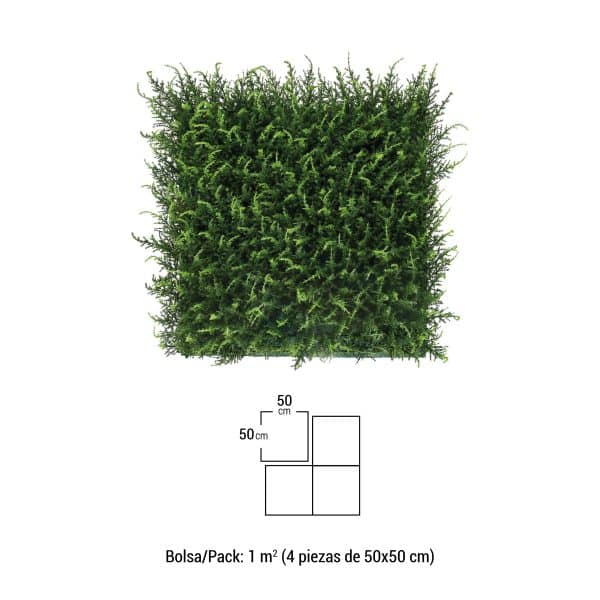 Jardín Vertical HALEPENSIS 4 piezas 50x50cm - Imagen 3