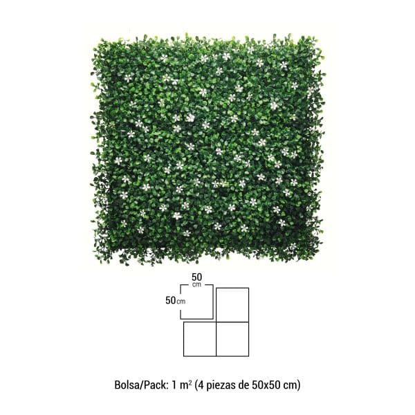 Jardín Vertical JAZMÍN 4 piezas 50x50cm - Imagen 2