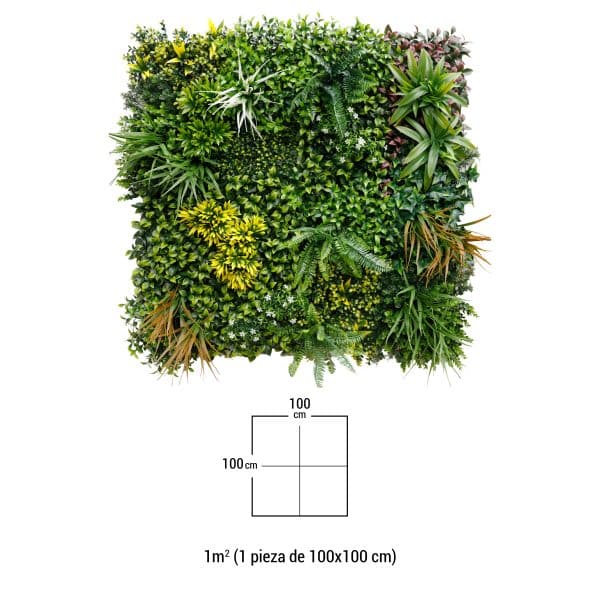Jardín Vertical MENORCA Reacción Fuego Clase "B" 100x100cm - Imagen 4