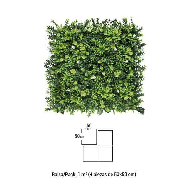 Jardín Vertical MÉXICO 4 piezas 50x50cm - Imagen 3