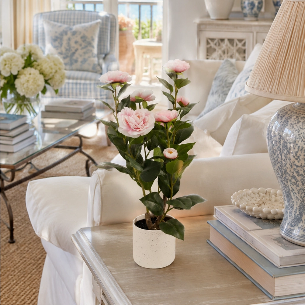 Planta artificial CAMELIA ROSA DECO - Imagen 3
