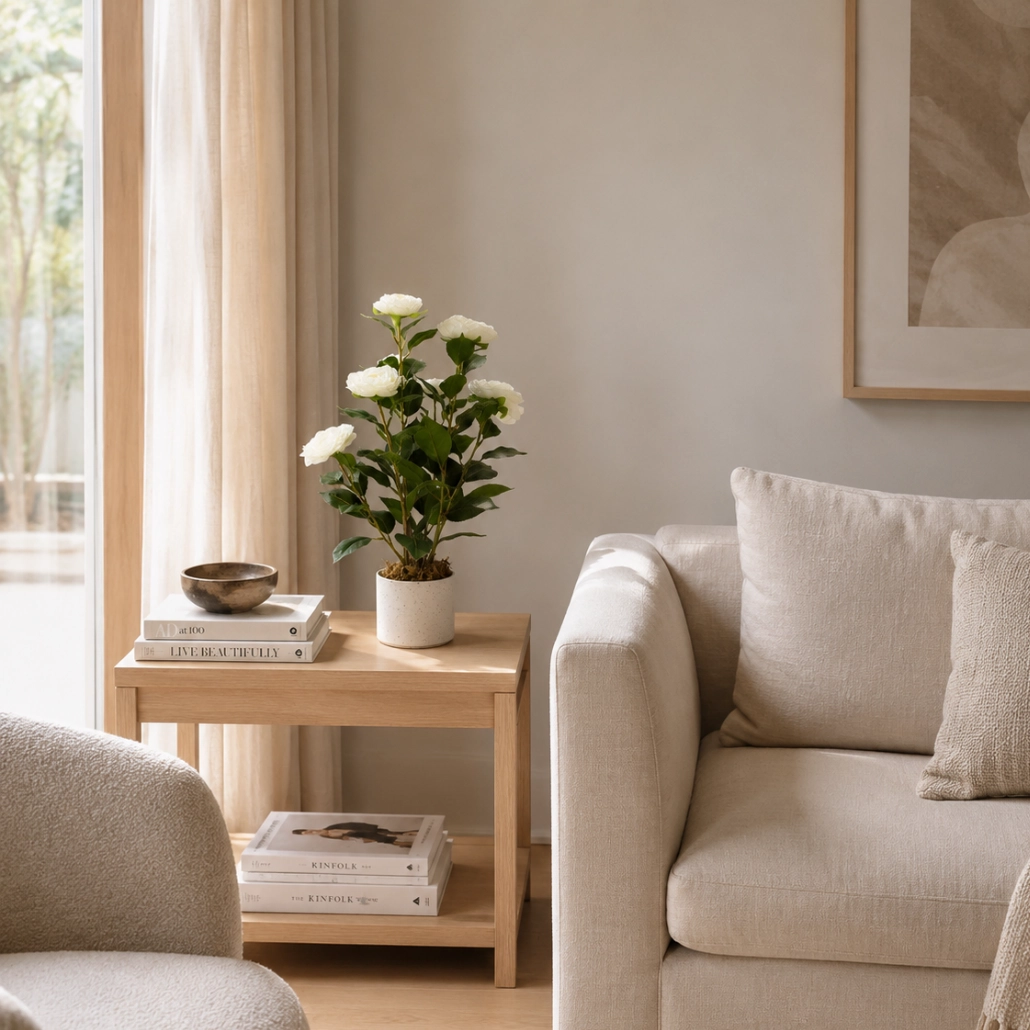 Planta artificial CAMELIA BLANCA DECO - Imagen 4